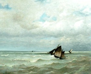La-mer-en-vue-à-Cayeux, DUPRE Jules