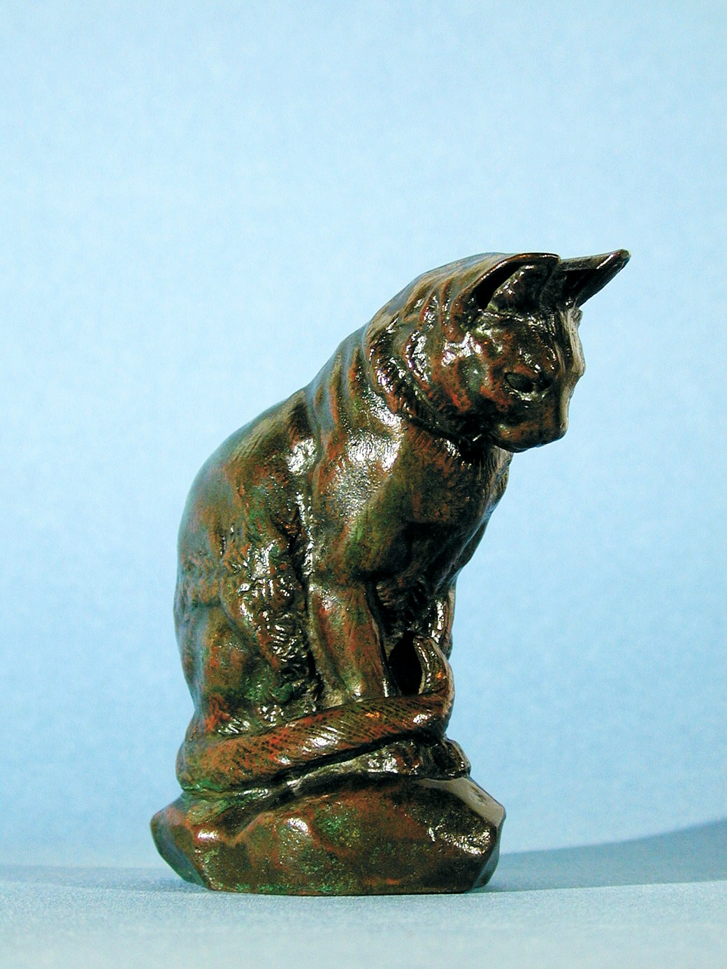 Sculpture chat Barye